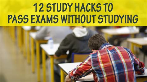 how to pass a hard test without studying|how to graduate without studying.